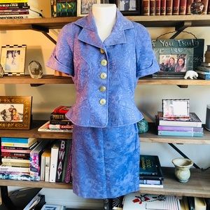 Christian Lacroix VINTAGE suit 100% Cotton